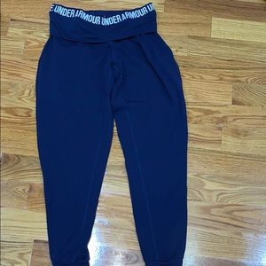 UNDER ARMOUR NAVY BLUE PULLOVER JOGGER